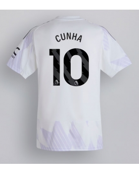 Billige Fotballdrakt Manchester United Matheus Cunha #10 Replika Bortedrakt 2025-26 Kortermet Billige Fotballdrakt Manchester United Matheus Cunha #10 Replika Bortedrakt 2025-26 Kortermet